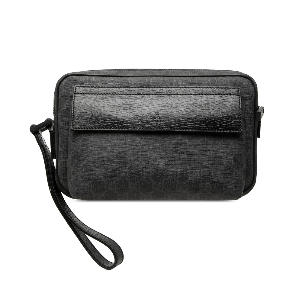 Pre-Loved Gucci GG Supreme Clutch